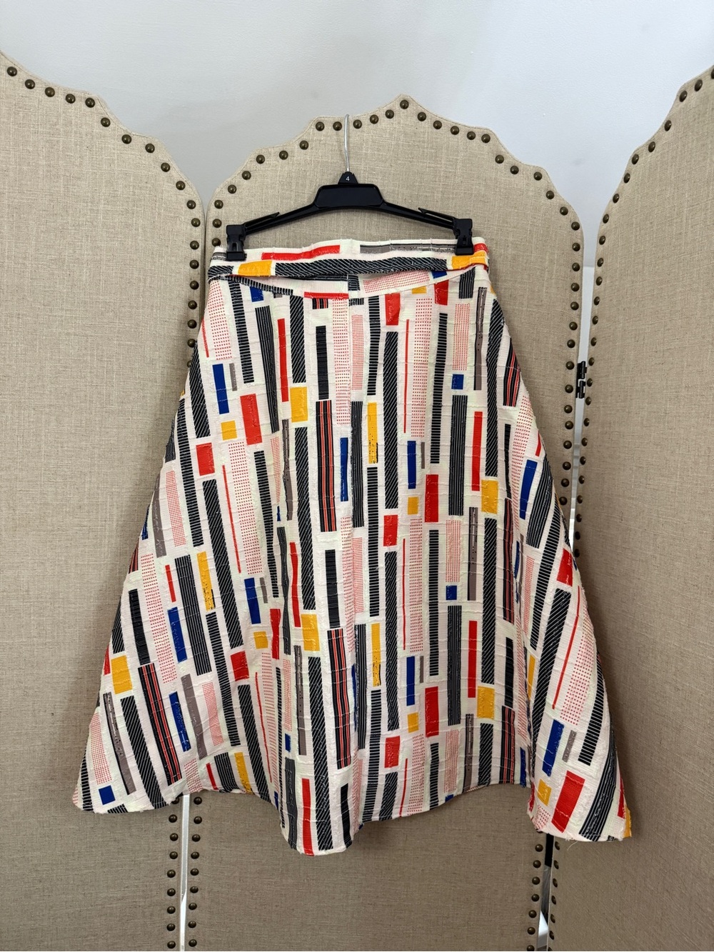 Hutch Multi-Color Geometric Circle Skirt - Picture 4 of 4